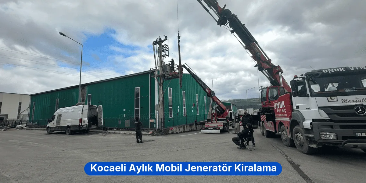 Kocaeli Aylık Mobil Jeneratör Kiralama