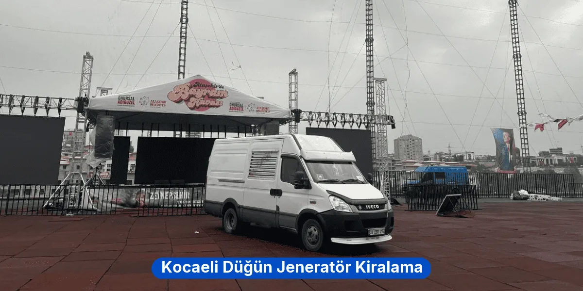 Kocaeli Düğün Jeneratör Kiralama