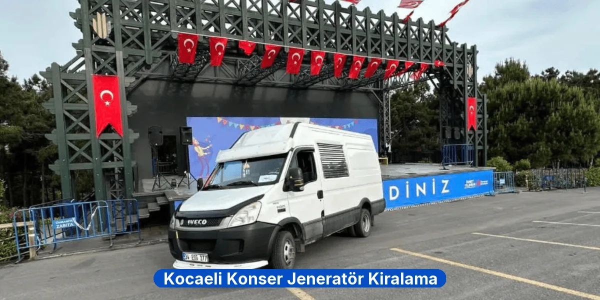 Kocaeli Konser Jeneratör Kiralama