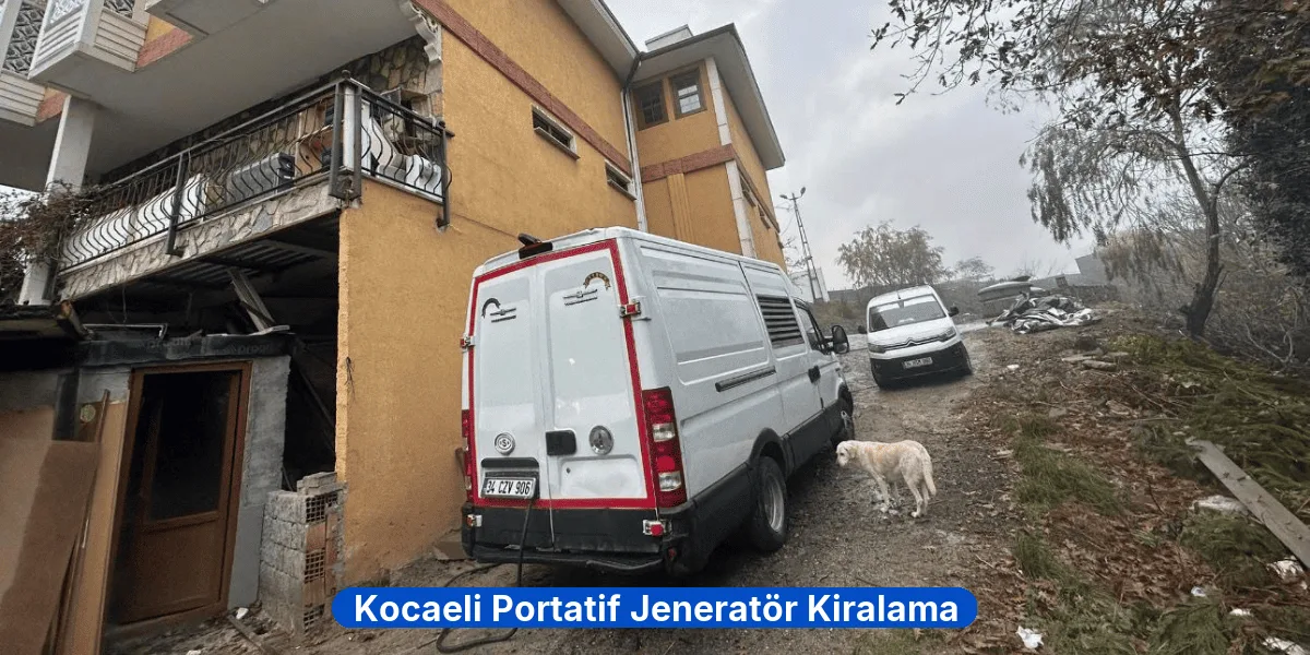 Kocaeli Portatif Jeneratör Kiralama